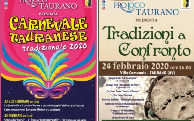 “Il Carnevale Tauranese” nei giorni 23-24-25 febbraio 2020 a Taurano (AV)