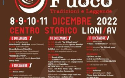 Riti di Fuoco – Tradizioni e Leggende –  8 -9-10-11 Dicembre 2022 – Pro Loco Lioni