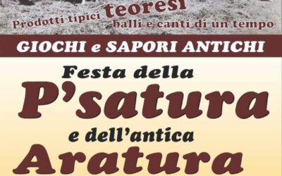 Festa della P’satura e dell’antica Aratura -30 Luglio 2023 – Pro Loco Teora